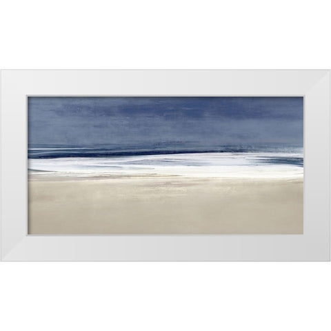 Midnight Perspective White Modern Wood Framed Art Print by Messina, Jake