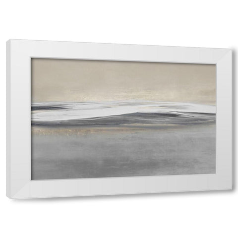 Reflective I White Modern Wood Framed Art Print by Messina, Jake