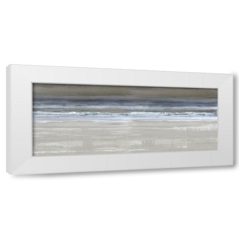 Boundless White Modern Wood Framed Art Print by Messina, Jake