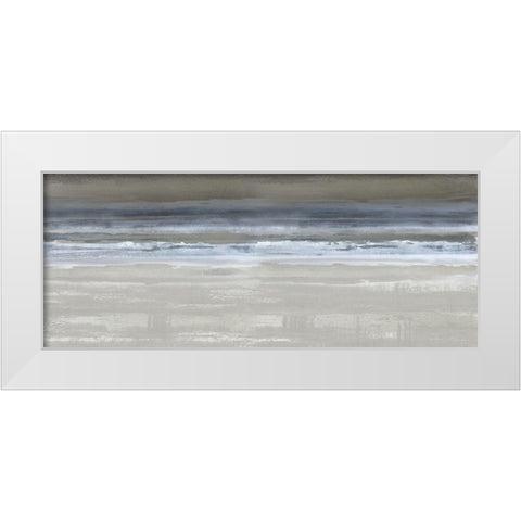 Boundless White Modern Wood Framed Art Print by Messina, Jake