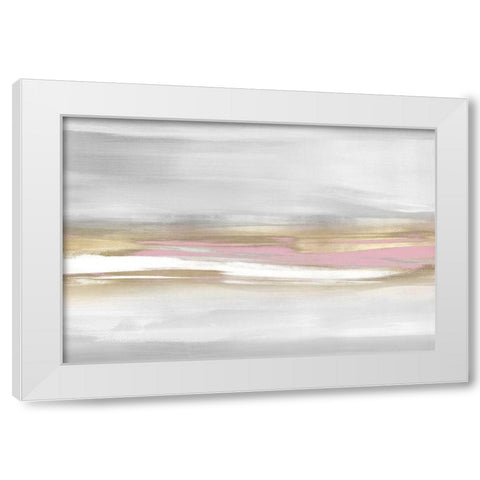 Highlight Pink Blush I White Modern Wood Framed Art Print by Messina, Jake