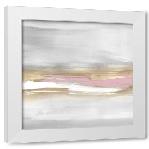 Highlight Pink Blush II White Modern Wood Framed Art Print by Messina, Jake