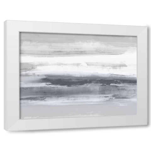 Gray Passage I White Modern Wood Framed Art Print by Messina, Jake