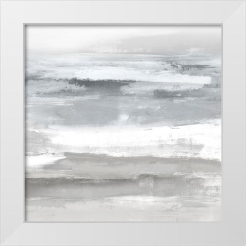 Neutral Passage II White Modern Wood Framed Art Print by Messina, Jake
