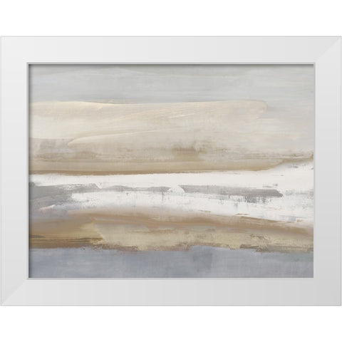 Vista Neutral White Modern Wood Framed Art Print by Messina, Jake