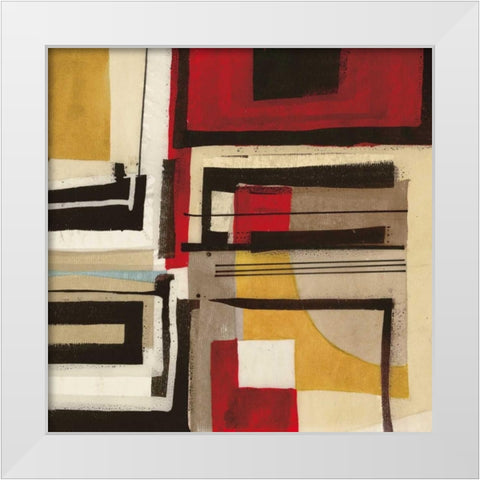 Geometric II White Modern Wood Framed Art Print by Gillen, Sophie