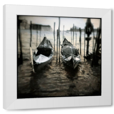 Venezia I White Modern Wood Framed Art Print by Hodes, Shelley
