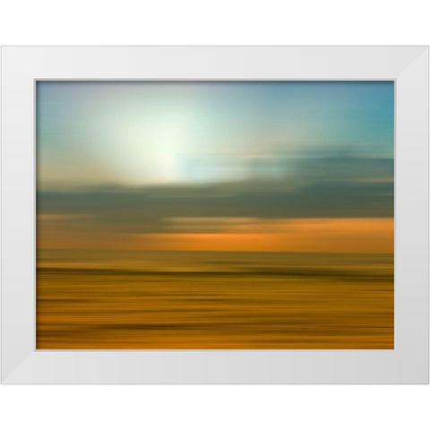 USA, Hawaii, Kauai, sunset White Modern Wood Framed Art Print by Plank, Savanah