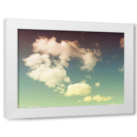 Cloud Formations White Modern Wood Framed Art Print by Plank, Savanah