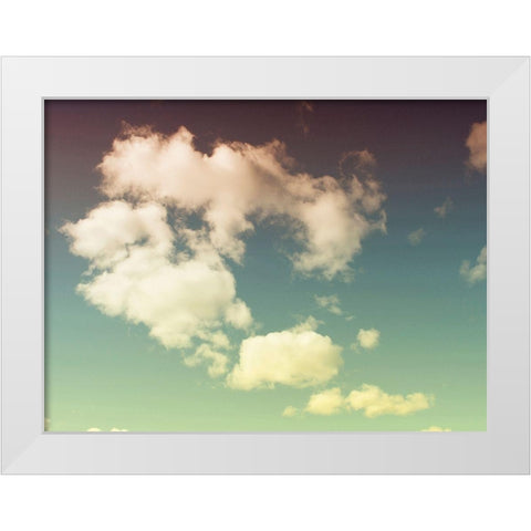 Cloud Formations White Modern Wood Framed Art Print by Plank, Savanah