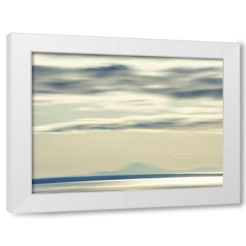 Cloud Formations White Modern Wood Framed Art Print by Plank, Savanah