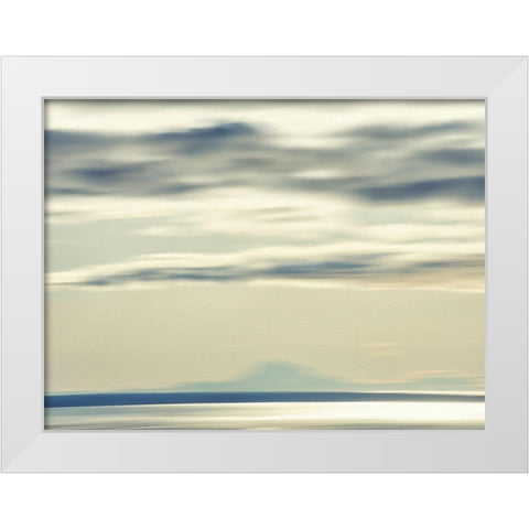 Cloud Formations White Modern Wood Framed Art Print by Plank, Savanah