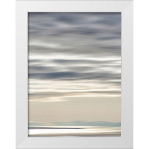 Cloud Formations White Modern Wood Framed Art Print by Plank, Savanah