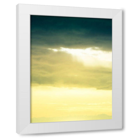 Cloud Formations White Modern Wood Framed Art Print by Plank, Savanah