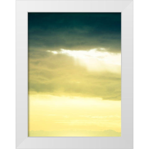 Cloud Formations White Modern Wood Framed Art Print by Plank, Savanah