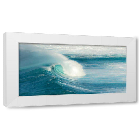 Jaws - Maui White Modern Wood Framed Art Print by Bennion, Scott