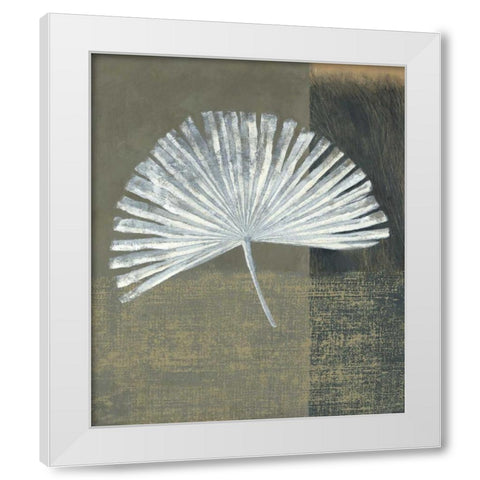 Palmetto White Modern Wood Framed Art Print by Peterson, Steve