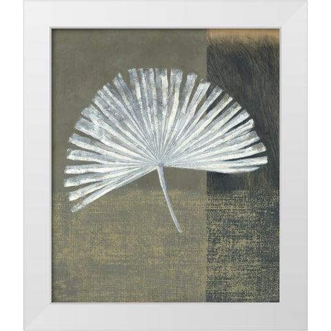 Palmetto White Modern Wood Framed Art Print by Peterson, Steve