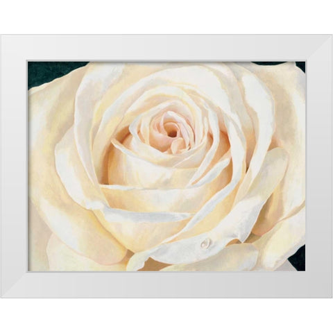 Eleganza White Modern Wood Framed Art Print by Re, Stefania