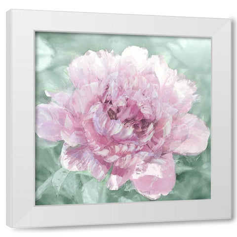 Solo Blush I White Modern Wood Framed Art Print by Sullivan, Shawna