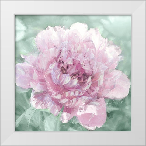 Solo Blush I White Modern Wood Framed Art Print by Sullivan, Shawna