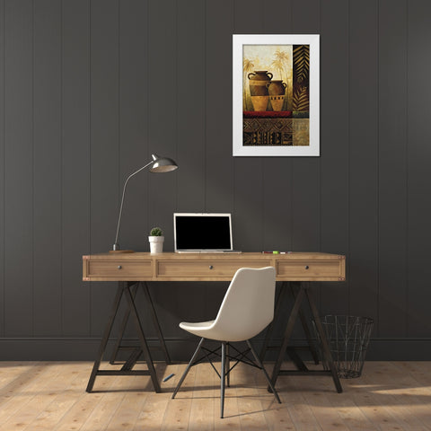 Treasures I White Modern Wood Framed Art Print by Williamson, Sarah