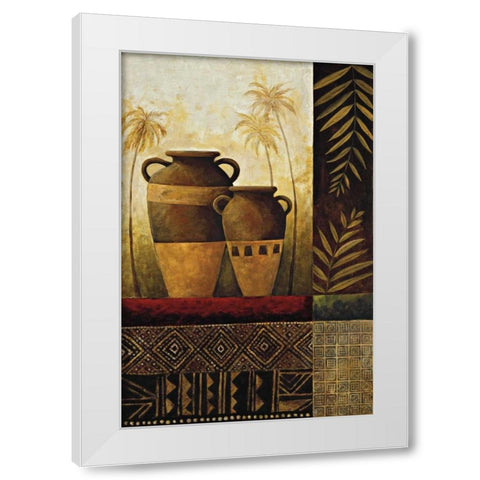 Treasures I White Modern Wood Framed Art Print by Williamson, Sarah