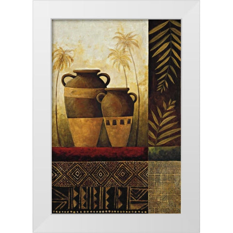 Treasures I White Modern Wood Framed Art Print by Williamson, Sarah
