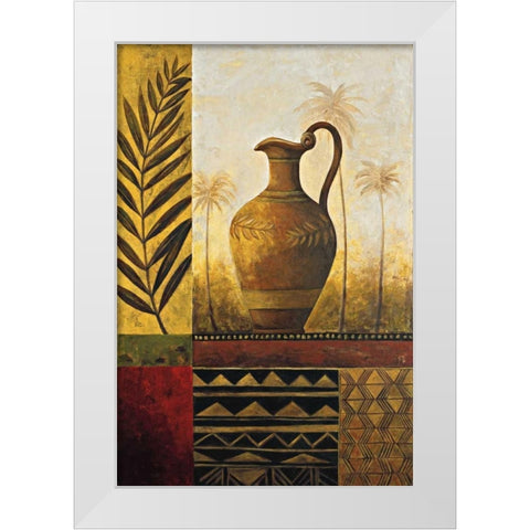 Treasures II White Modern Wood Framed Art Print by Williamson, Sarah