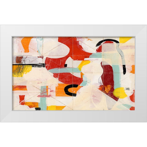 Resting White Modern Wood Framed Art Print by Stevenett, Diane