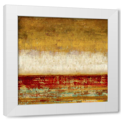 On the Horizon White Modern Wood Framed Art Print by Hamilton, Taylor