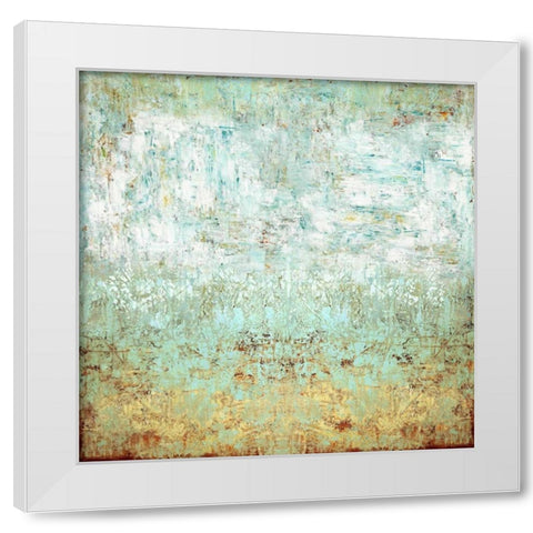 In the Meantime White Modern Wood Framed Art Print by Hamilton, Taylor