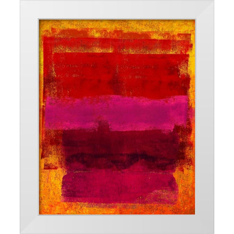 Passionate White Modern Wood Framed Art Print by Hamilton, Taylor