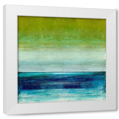 Musing White Modern Wood Framed Art Print by Hamilton, Taylor