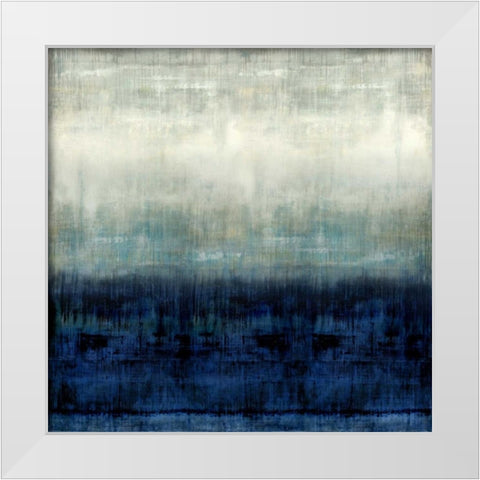 After Glow I White Modern Wood Framed Art Print by Hamilton, Taylor