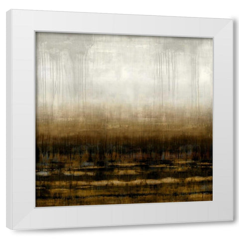 After Glow III White Modern Wood Framed Art Print by Hamilton, Taylor