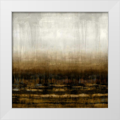 After Glow III White Modern Wood Framed Art Print by Hamilton, Taylor