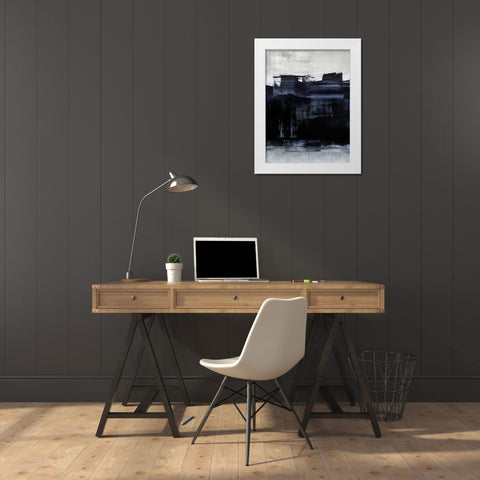 Resilient White Modern Wood Framed Art Print by Hamilton, Taylor