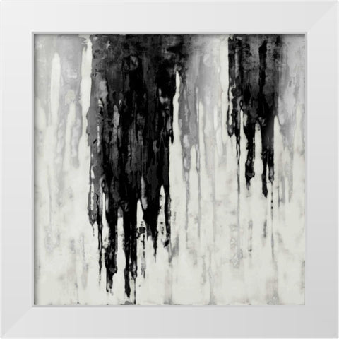Neutral Space Noir I White Modern Wood Framed Art Print by Conley, Tom