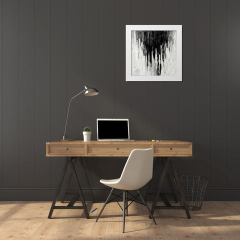 Neutral Space Noir II White Modern Wood Framed Art Print by Conley, Tom