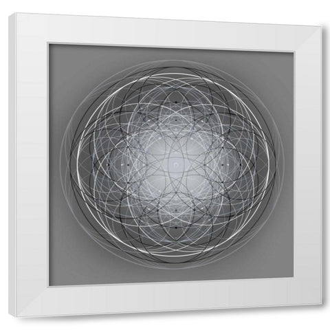 Positive Energy V White Modern Wood Framed Art Print by Anderson, Tyler