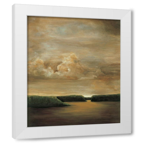 Light and Shadows I White Modern Wood Framed Art Print by Mitchell, Todd
