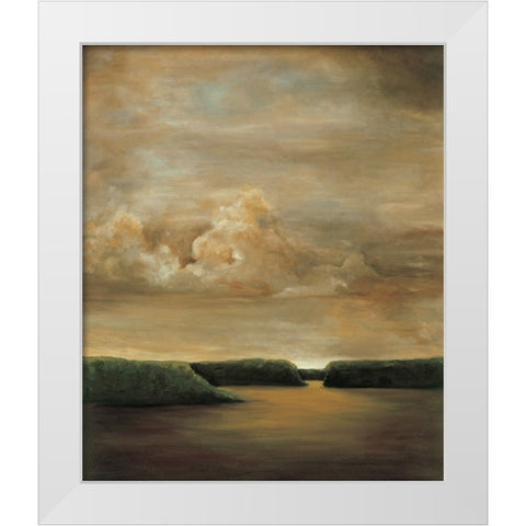 Light and Shadows I White Modern Wood Framed Art Print by Mitchell, Todd