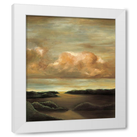 Light and Shadows II White Modern Wood Framed Art Print by Mitchell, Todd