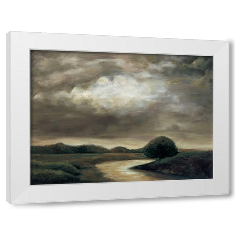 Light on the Water II White Modern Wood Framed Art Print by Mitchell, Todd