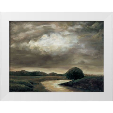 Light on the Water II White Modern Wood Framed Art Print by Mitchell, Todd