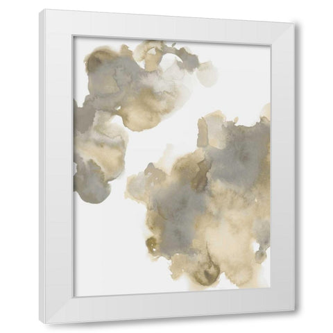 Elevate in Neutral I White Modern Wood Framed Art Print by Mitchell, Lauren