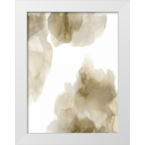 Elevate in Neutral II White Modern Wood Framed Art Print by Mitchell, Lauren