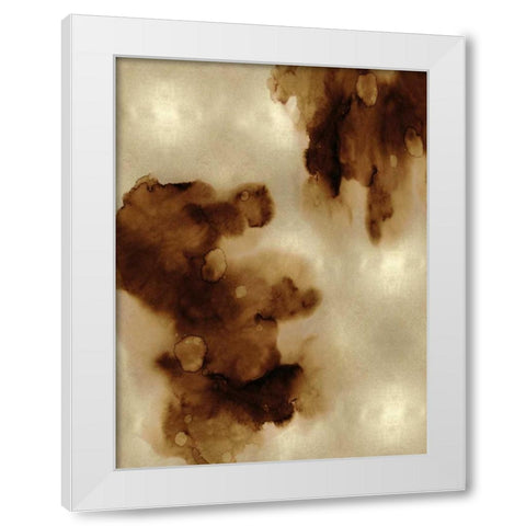 Entice in Bronze White Modern Wood Framed Art Print by Mitchell, Lauren