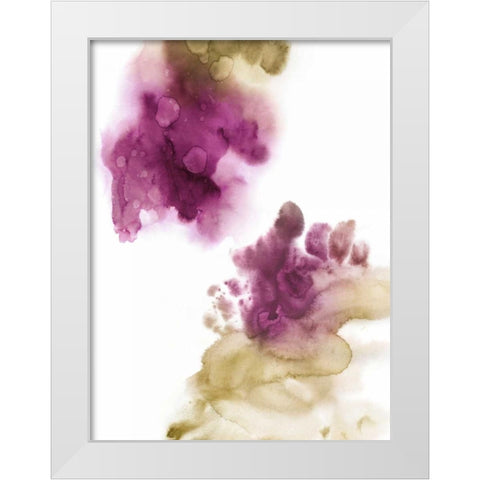 Tempting White Modern Wood Framed Art Print by Mitchell, Lauren